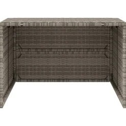 VIDAXL - Garage pour robot tondeuse gris 86x90x52/57 cm résine tressée