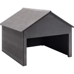 VIDAXL - Garage pour tondeuse à gazon gris 80x80x70 cm wpc