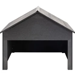 VIDAXL - Garage pour tondeuse à gazon gris 80x80x70 cm wpc
