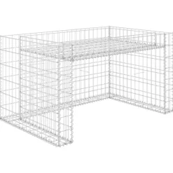 VIDAXL - Garage tondeuse à gazon lit surélevé 110x80x60 cm fil en acier