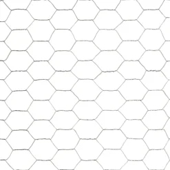 VIDAXL - Grillage pour volière acier galvanisé 25x1,5 m argenté