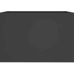 VIDAXL - Jardinière noir 62x40x39 cm acier