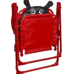 VIDAXL - Jeu de bistro avec parasol pour enfants 3 pcs rouge