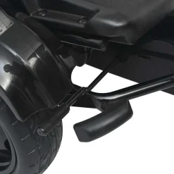 VIDAXL - Kart à pédale avec siège ajustable noir