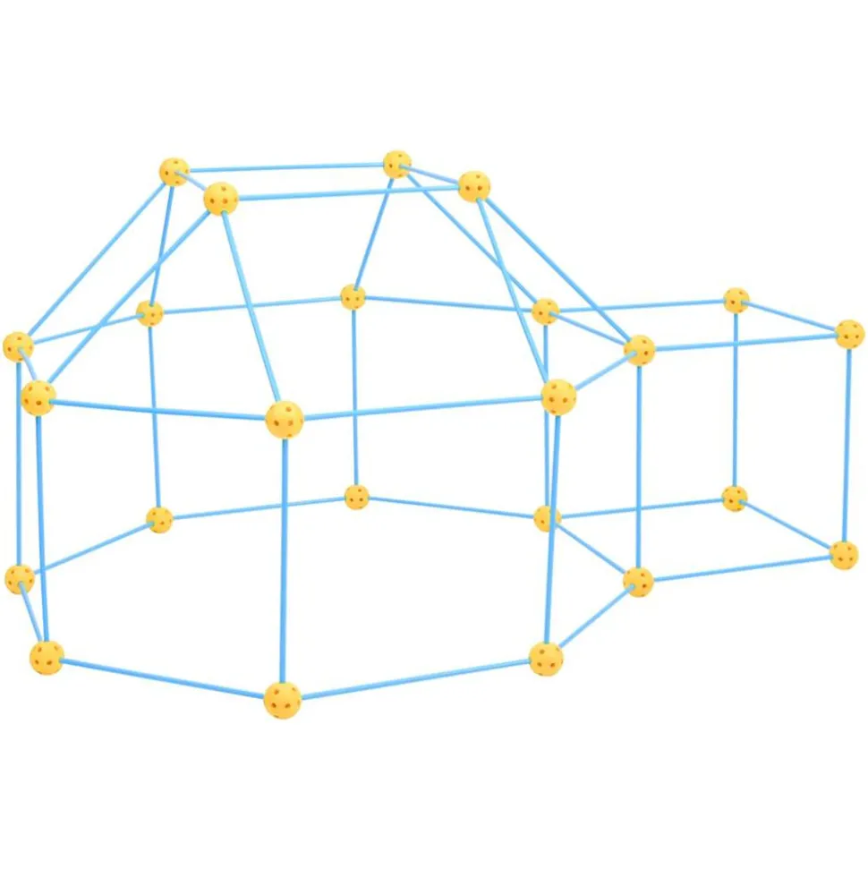 VIDAXL - Kit de construction de fort pour enfants 72 pcs