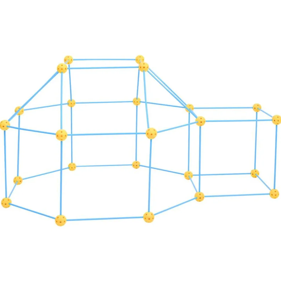 VIDAXL - Kit de construction de fort pour enfants 72 pcs