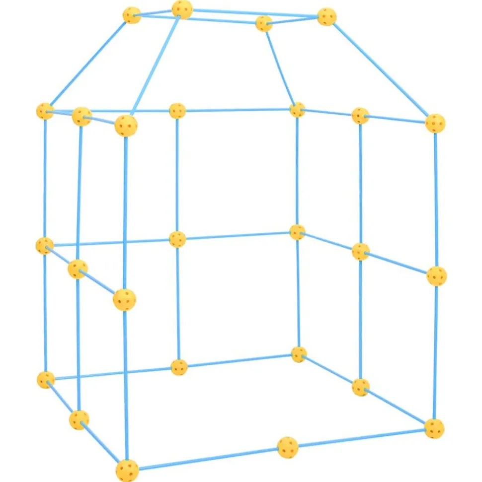 VIDAXL - Kit de construction de fort pour enfants 72 pcs