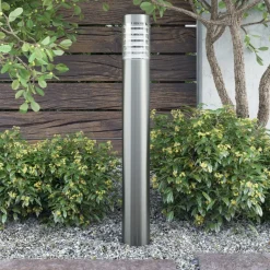 VIDAXL - Lampadaire d'extérieur acier inoxydable