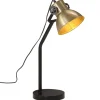 VIDAXL - Lampe de bureau 25 w laiton antique 17x17x60 cm e27