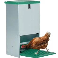 VIDAXL - Mangeoire automatique pour volaille avec pédale 20 kg
