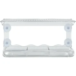 VIDAXL - Mangeoires à oiseaux de fenêtre 2 pcs acrylique 30x12x15 cm