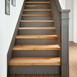 VIDAXL - Marches d'escalier 12 pcs marron clair 70x30x2 cm chêne massif