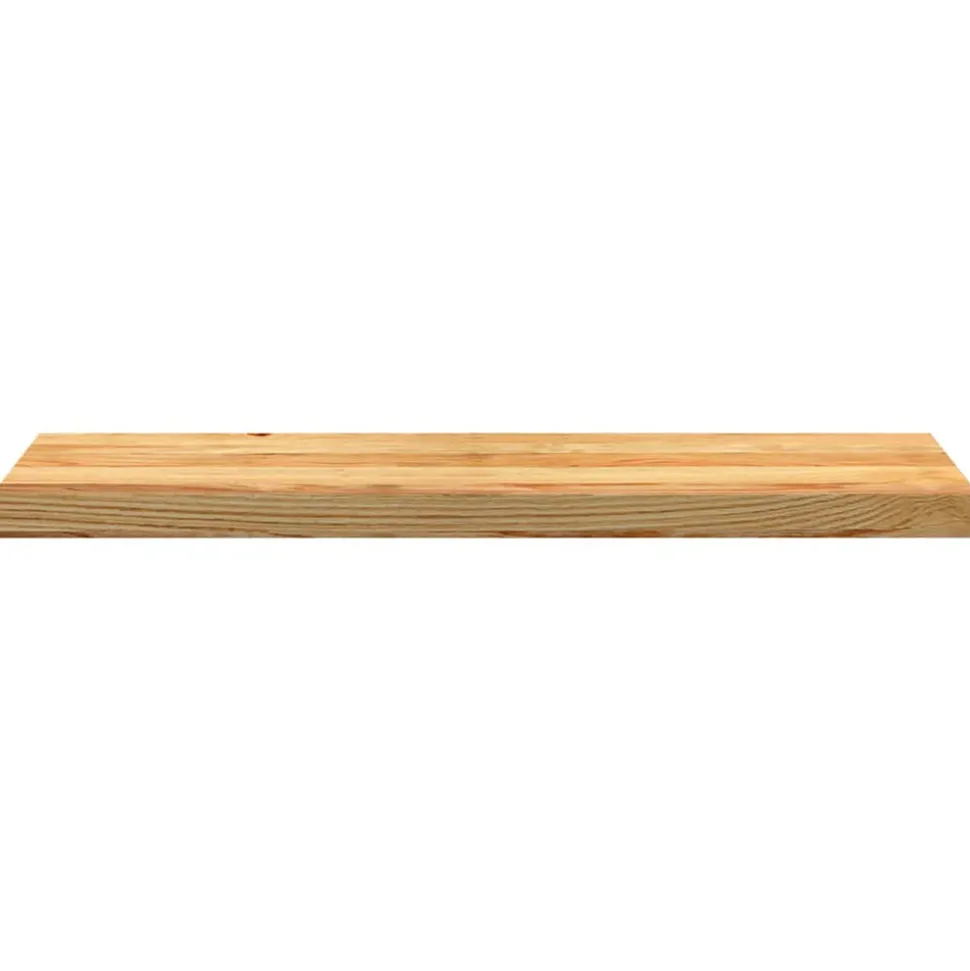 VIDAXL - Marches d'escalier 12 pcs marron clair 90x30x2 cm chêne massif