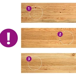 VIDAXL - Marches d'escalier 4 pcs marron clair 70x30x2 cm chêne massif