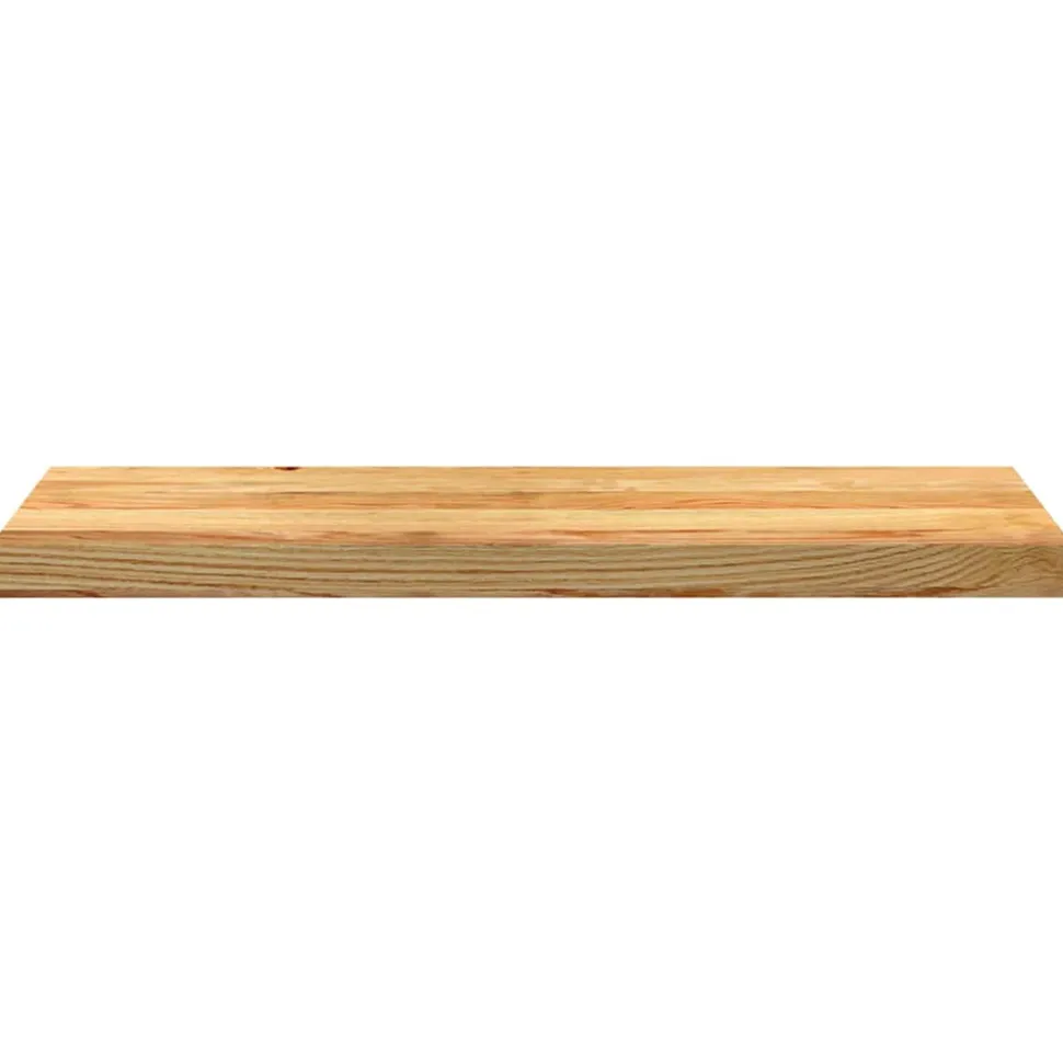 VIDAXL - Marches d'escalier 4 pcs marron clair 80x25x2 cm chêne massif