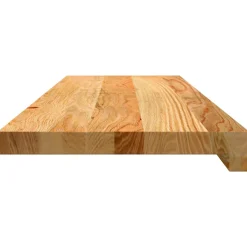 VIDAXL - Marches d'escalier 4 pcs marron clair 80x25x2 cm chêne massif