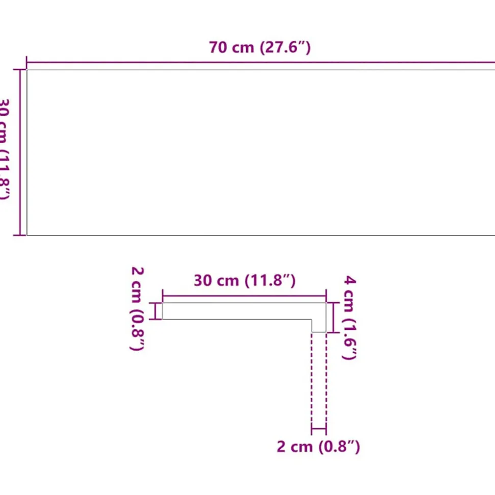 VIDAXL - Marches d'escalier 20 pcs marron clair 70x30x2 cm chêne massif