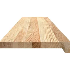 VIDAXL - Marches d'escalier 2 pcs non traité bois de chêne massif