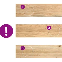 VIDAXL - Marches d'escalier 2 pcs non traité 90x30x2cm bois chêne massif