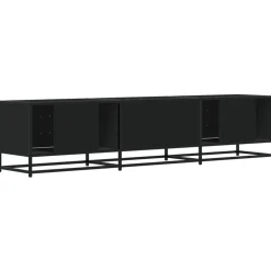 VIDAXL - Meuble tv noir 180x35x41 cm bois d'ingénierie