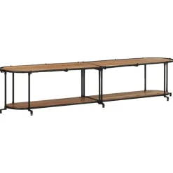 VIDAXL - Meuble tv 200x42x40 cm bois d'acacia massif