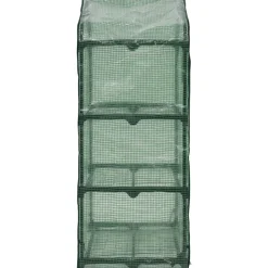 VIDAXL - Mini-serre à 3 niveaux 69x49x125 cm