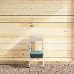 VIDAXL - Nichoir à poules1 compartiment avec pieds en acier galvanisé