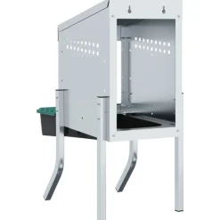 VIDAXL - Nichoir à poules1 compartiment avec pieds en acier galvanisé