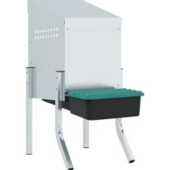 VIDAXL - Nichoir à poules1 compartiment avec pieds en acier galvanisé