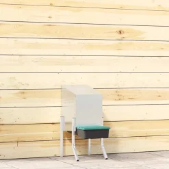 VIDAXL - Nichoir à poules1 compartiment avec pieds en acier galvanisé