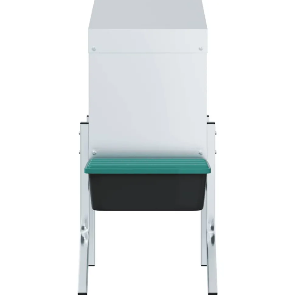 VIDAXL - Nichoir à poules1 compartiment avec pieds en acier galvanisé