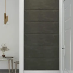 VIDAXL - Panneaux muraux 12 pcs gris foncé 90x30 cm velours 3,24 m²