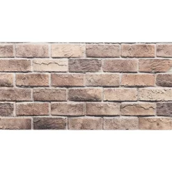 VIDAXL - Panneaux muraux 3d 10 pcs marron 100x50 cm eps