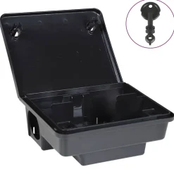 VIDAXL - Pièges à souris 6 pcs noir 23x19x9,5 cm