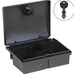 VIDAXL - Pièges à souris 5 pcs noir 13x10x4 cm