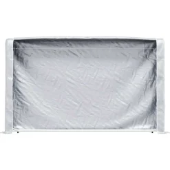 VIDAXL - Portant de bois de chauffage et housse de pluie acier galvanisé