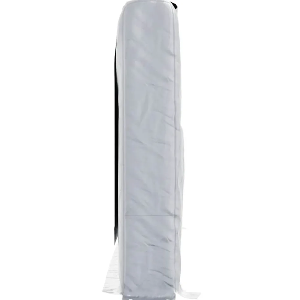 VIDAXL - Portant de bois de chauffage et housse de pluie acier galvanisé