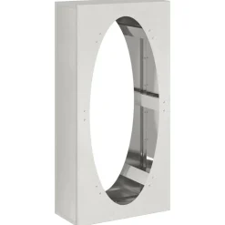 VIDAXL - Portant de bois de chauffage 50x23x100 cm acier inoxydable