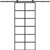 VIDAXL - Porte coulissante avec kit de quincaillerie 90x205 cm verre esg