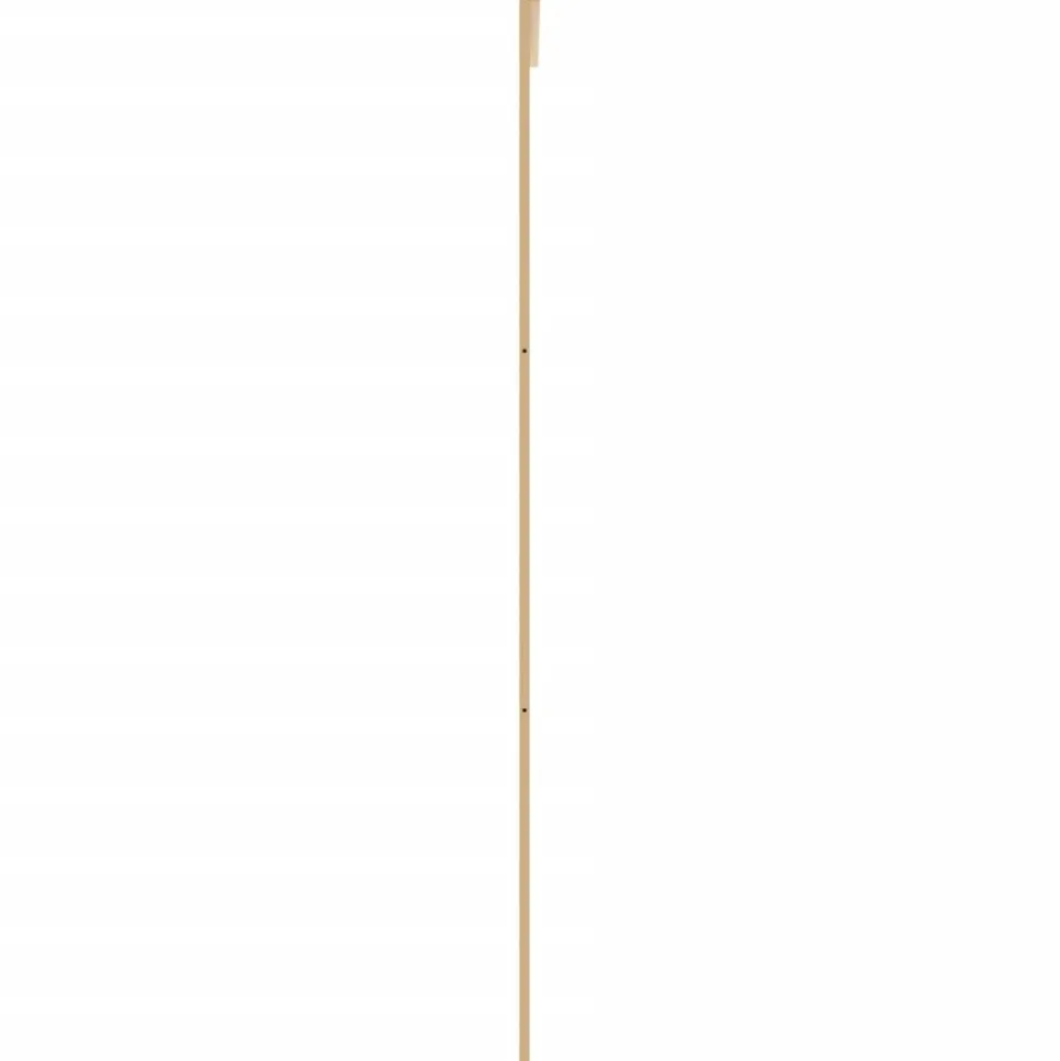 VIDAXL - Porte coulissante doré 76x205 cm verre esg dépoli et aluminium