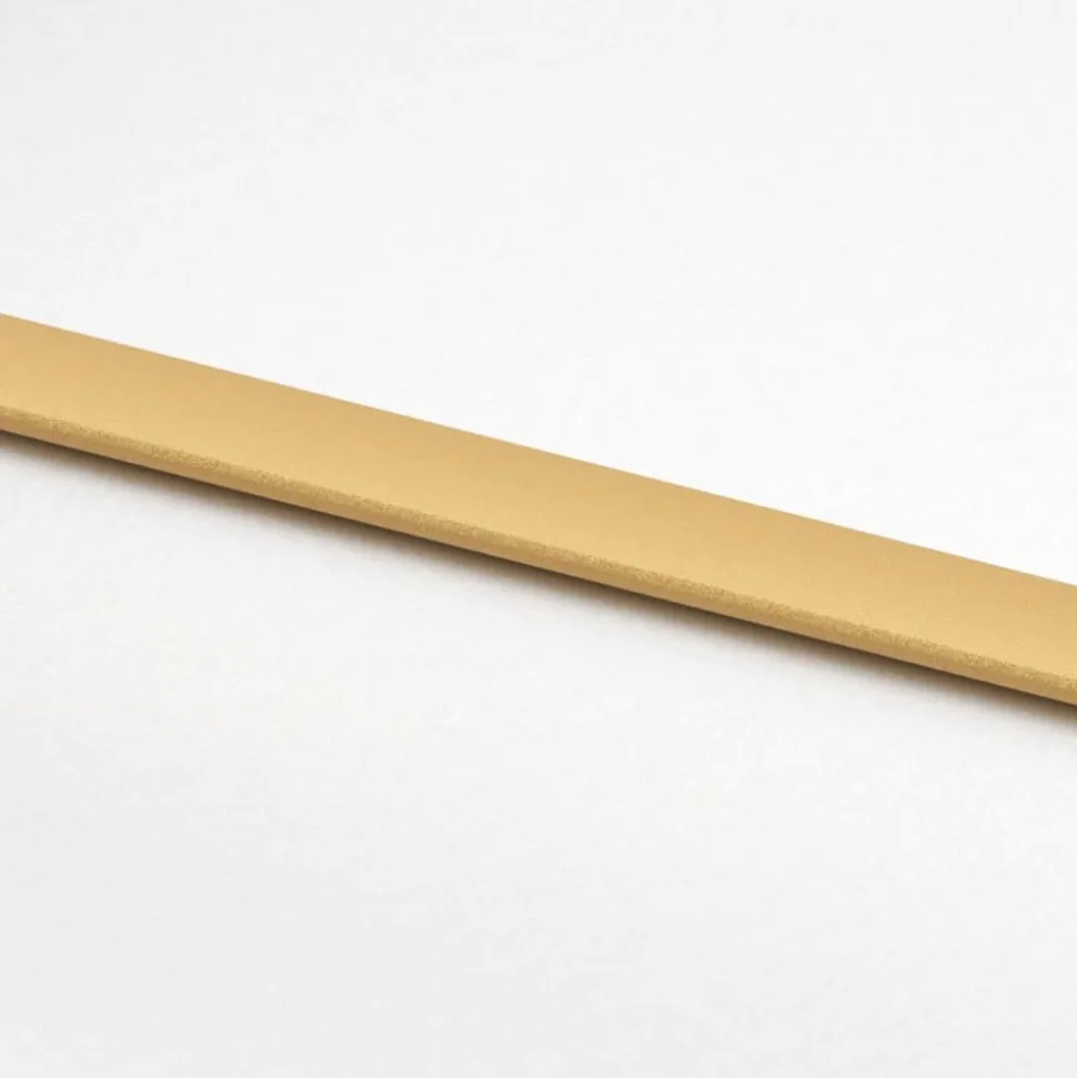 VIDAXL - Porte coulissante doré 76x205 cm verre esg dépoli et aluminium