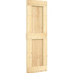 VIDAXL - Porte coulissante et kit de quincaillerie 70x210 cm pin massif