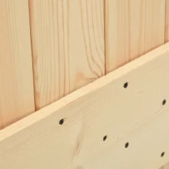 VIDAXL - Porte coulissante et kit de quincaillerie 70x210 cm pin massif