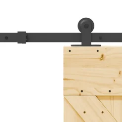 VIDAXL - Porte coulissante et kit de quincaillerie 70x210 cm pin massif