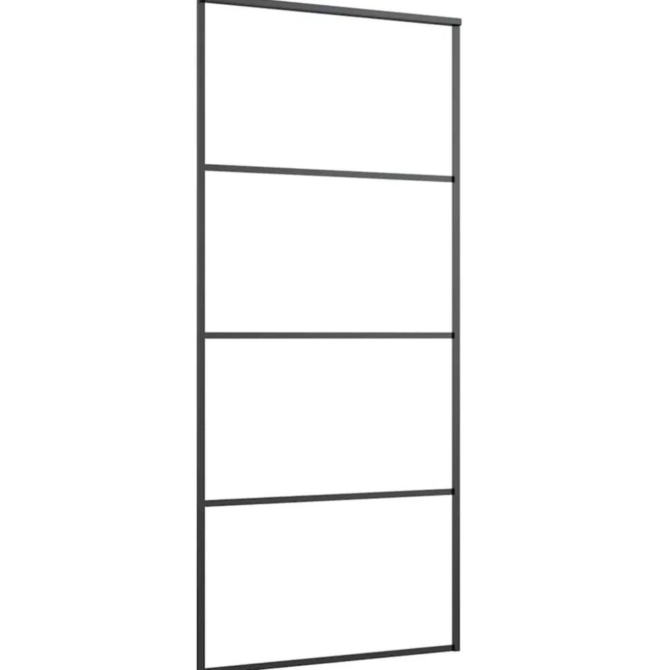 VIDAXL - Porte coulissante avec kit de quincaillerie 90x205 cm verre esg