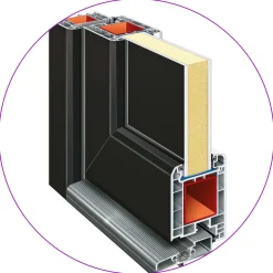 VIDAXL - Porte d'entrée anthracite 98x190 cm pvc