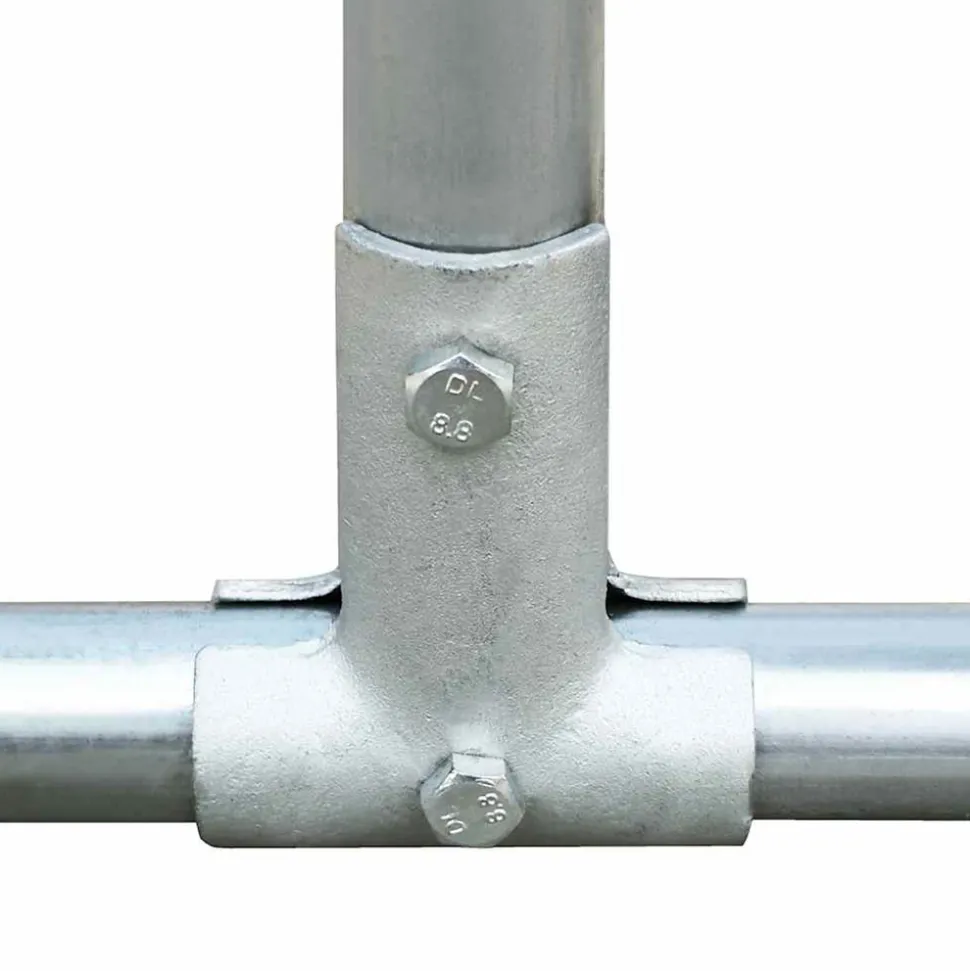 VIDAXL - Poulailler 4 x 2 x 2 m acier galvanisé