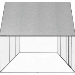 VIDAXL - Poulailler 6 x 2 x 2 m acier galvanisé
