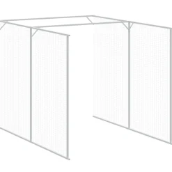 VIDAXL - Poulailler avec cour anthracite 165x1271x181 cm acier galvanisé