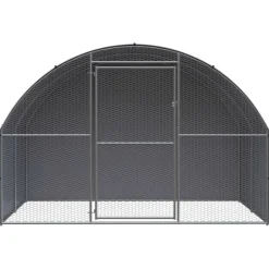 VIDAXL - Poulailler d extérieur 3x2x2 m acier galvanisé